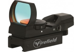 Firefield FF13004 Reflex 1x 33mm Obj Unlimited Eye Relief Multi-Reticle Black