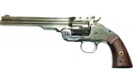 Cimarron CA850N00 NO.3 Schofield .45LC 7" FS Nickel Walnut Revolver