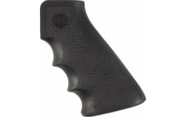 Hogue AR-15/M-16 OverMolded Rubber Grip with Finger Grooves Black - 15000