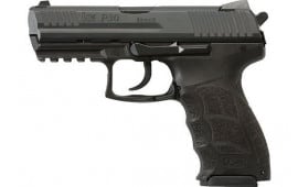 HK 81000110 P30 V3 SA/DA 9mm Luger Caliber with 3.85" Barrel, 10+1  Black Finish Frame, Interchangeable Backstrap Grip Includes 3 Mags