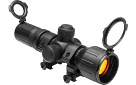 NCStar SEECR3942R Rubber Tactical 3-9x 42mm Obj 37.7-12.5 ft @ 100 yds FOV 30mm Tube Dia Black Illuminated P4 Sniper