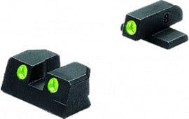 Meprolight 10110 Tru-Dot Handgun Night Sights Sig Sauer Tritium Green Tritium Green Black