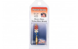 Pro-Shot PSP389 Patriot Series Bore Brush 9mm/38 Cal Pistol #8-32 Thread Nylon Bristles Brass Core