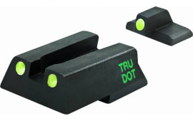 Meprolight 11545 Tru-Dot Night Sight Fixed Set HK 45C/P30/VP9 Tritium Green Tritium Green Black