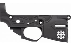 Spikes STLB600 Rare Breed Crusader Stripped Lower Receiver Multi-Caliber 7075-T6 Aluminum Black Anodized for AR-15