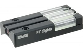 Meprolight 63130 FT Bullseye Rear Sight Remington R1 Fiber Optic Green Black