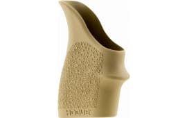 Hogue 18403 HandAll Beavertail Grip Sleeve For Glock 26; S&W Shield 9; Ruger LC9; Textured Rubber Flat Dark Earth