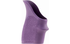 Hogue 18406 HandAll Beavertail Grip Sleeve For Glock 26; S&W Shield 9; Ruger LC9; Textured Rubber Purple