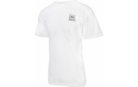 Glock AA75106 Carry With Confidence T-Shirt White Small Short Sleeve