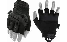 Mechanix Wear MFL-55-009 M-Pact Fingerless Covert Black Synthetic Leather Medium