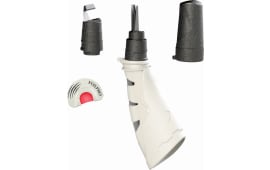 Foxpro MRMTHY Mr. Mouthy  Diaphragm/Howler Call Double Reed Coyote Sounds Attracts Predators White 3 Piece