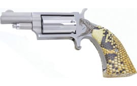 North American Arms 22MGBGSG Mini Antivenom 1 5/8 Snakeskin Boot GR Single Action Revolver - 5 Round Cylinder 
