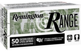 Remington Ammunition 28565 Range 9mm Luger 124 gr Full Metal Jacket (FMJ) - 50rd Box