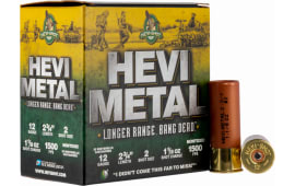 HEVI-Metal HS38702 Hevi-Metal Longer Range 12 Gauge 2.75" 1 1/8 oz 2 Shot - 25sh Box