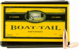 Speer Bullets 1458 Rifle Hunting 270 Caliber .277 130 GR Spitzer Boat Tail Soft Point 100 Box