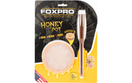 Foxpro HPCRYSTAL Honey Pot  Friction Call Turkey Sounds Attracts Turkeys Natural Honey Locust Wood/Crystal