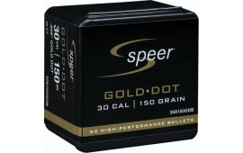 Speer 308150GDB Gold Dot  30 Cal .308 150 gr Gold Dot Soft Point 50 Per Box