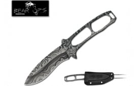 Bear & Son CC-400-LD 6 1/4 Constant Neck Damascus Handle and Blade with Kydex Sheath