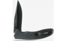 Bear & Son 61106 4 1/2 Black Zytel Assisted Opening Sideliner