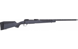 Savage Arms 57582 110 UltraLite 300 WSM 2+1 24" Carbon Fiber Wrapped Barrel, Black Melonite Rec, Gray AccuStock with AccuFit