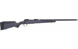 Savage Arms 57584 110 UltraLite 28 Nosler 2+1 24" Carbon Fiber Wrapped Barrel, Black Melonite Rec, Gray AccuStock with AccuFit