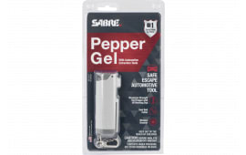 Sabre SELG01 Safe Escape 3-in-1 Automotive Tool Gray Polymer Distance 10 ft Features Glass Breaker/Pepper Gel/Seat Belt Cutter