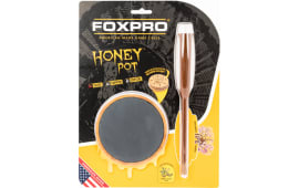 Foxpro HPSLATE Honey Pot  Friction Call Turkey Sounds Attracts Turkeys Natural Honey Locust Wood/Slate