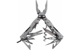 S.O.G SOG-PL1001-C PowerLitre  Stonewashed 5Cr15MoV Stainless Steel 5.10" Long Features 19 Tools