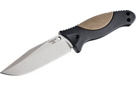 HOGUE KNIVES EX-F02 FDE TUMBLED 4.5" CLIP POINT W/ SHEATH