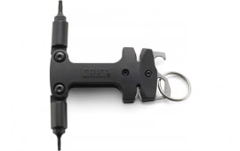 CRKT 9704 Maintenance Tool  2.70" Tungsten Carbide Sharpener Black Handle Black Includes Key Ring