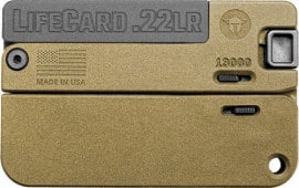 Trailblazer Firearms LC1PBB Lifecard .22LR Single Shot Poly Burnt Bronze
