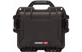 Nanuk 908-1001 908  Waterproof Black Resin with Foam Padding & Airline Approved 9.50" L x 7.50" W x 7.50" H Interior Dimensions