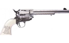 Cimarron GPP415LNTRII Teddy Roosevelt VER.2 .45LC FS 7.5" ENG. Poly Ivory Revolver