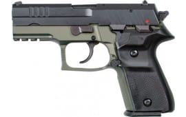 Fime REXZERO1CP-07 REX Zero 1CP Pistol FS 2-15rd Mag OD Green Polymer