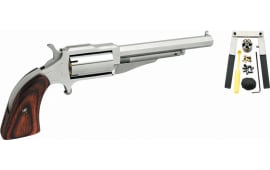 NAA NAA18604CB Revolver Single Barrel 4" Wood Stock 5