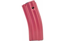 AR-15 30 Rd Mag, .223 / 5.56 Caliber Red Aluminum, By C-Products Defense Systems