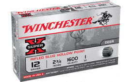 Winchester Ammo X41RS5 Super X 410 Gauge 2.50" 1/5 oz Rifled Slug Hollow Point Shot - 5sh Box