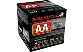 Winchester Ammo AA419 AA Target Loads 410GA 2.5" 1/2oz #9 Shot - 250sh Case