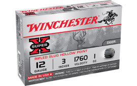 Winchester Ammo X123RS15 Super-X 12GA 3" 1oz Slug Shot - 5sh Box
