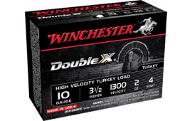Winchester Ammo STH104 Double X Turkey 10GA 3.5" 2oz #4 Shot - 10sh Box