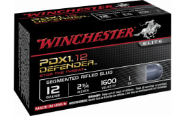 Winchester Ammo S12PDX1S Elite PDX1 Defender 12GA 2.75" 1oz 3 - 150 Grain Pieces Shot - 10sh Box