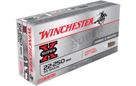 Winchester Ammo X222501 Super-X 22-250 Remington 55 GR Pointed Soft Point - 20rd Box