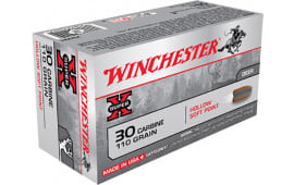 Winchester Ammo X30M1 Super-X 30 Carbine 110 GR Hollow Soft Point - 50rd Box