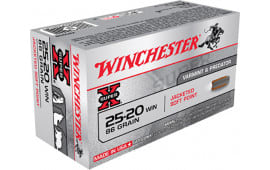 Winchester Ammo X25202 Super-X 25-20 Winchester 86 GR Soft Point - 50rd Box