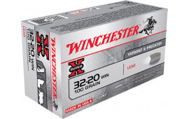 Winchester Ammo X32201 Super-X 32-20 Winchester 100 GR Lead - 50rd Box