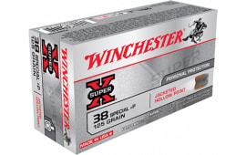 Winchester Ammo X38S7PH Super-X 38 Special 125 GR Jacketed Hollow Point - 50rd Box