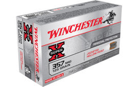 Winchester Ammo X3576P Super-X 357 Magnum 125 GR Jacketed Hollow Point - 50rd Box