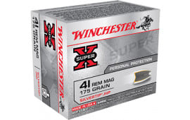 Winchester Ammo X41MSTHP2 Super-X 41 Remington Magnum 175 GR Silvertip HP - 20rd Box