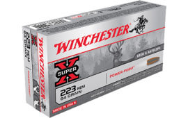 Winchester Ammo X223R2 Super-X .223/5.56 NATO 64 GR Power-Point - 20rd Box