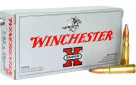 Winchester Ammo X76239 Super-X 7.62x39mm 123 GR Pointed Soft Point - 20rd Box